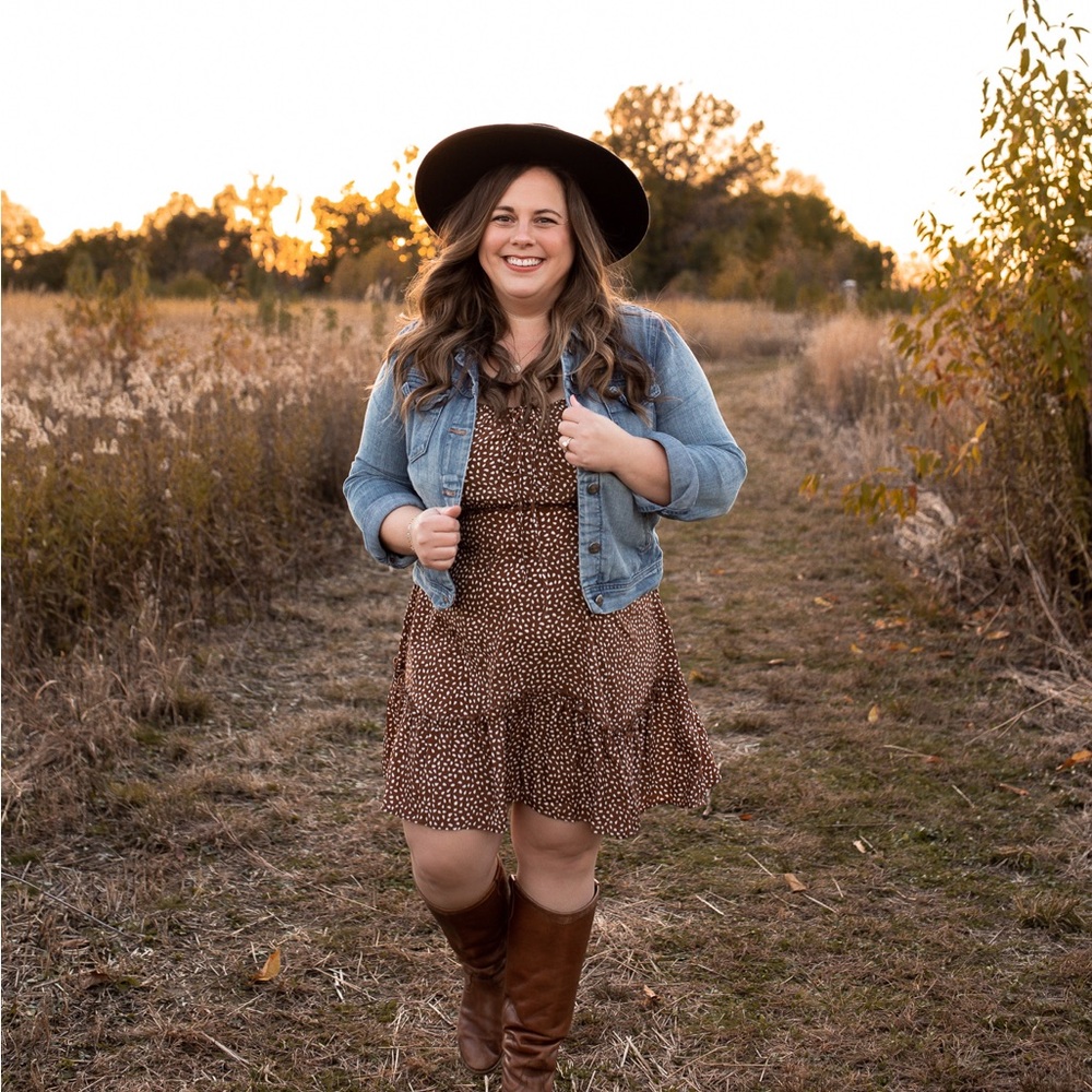 Ditsy Print Dress